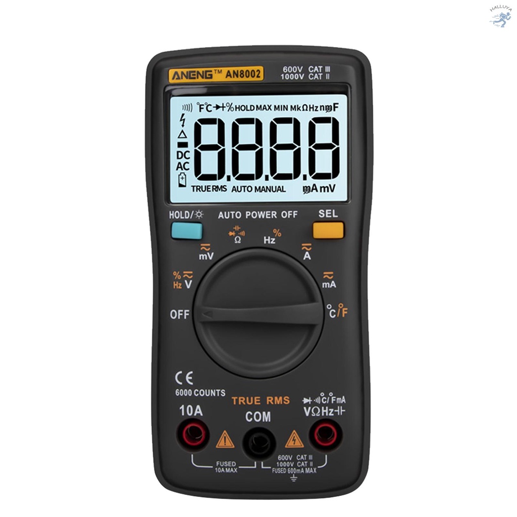Vạn Năng Kế ANENG AN8002 6000 True RMS Kỹ Thuật Số Cầm Tay Mini Hig ...