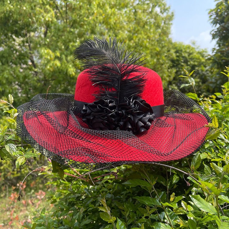 Mũ dự tiệc bầu trời Mũ Derby có tấm che mặt Nhà thờ Mũ Fascinator có lưới Mũ cưới