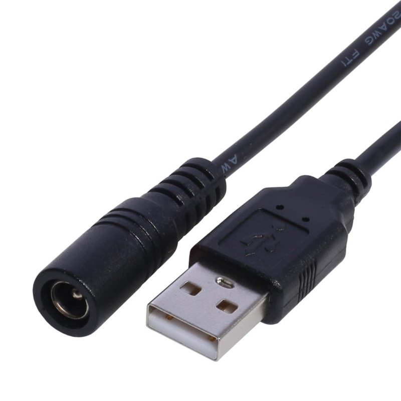 Niki 11 8 USB sang DC5V Dây cáp nguồn USB Nam đến 5 5x2 1mm Dây kết nối nữ
