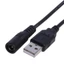 Cáp kết nối nam sang nữ USB sang 5,5mmx2,1mm Dây cấp nguồn DC 5V