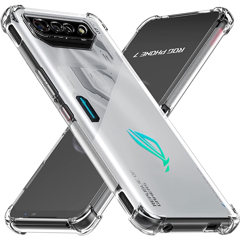 Ốp Điện Thoại TPU Gel Mềm Trong Suốt Chống Sốc Hấp Thụ Sốc Cho Asus ROG Phone 7 6 Pro 2 3 5s 5 Ultimate