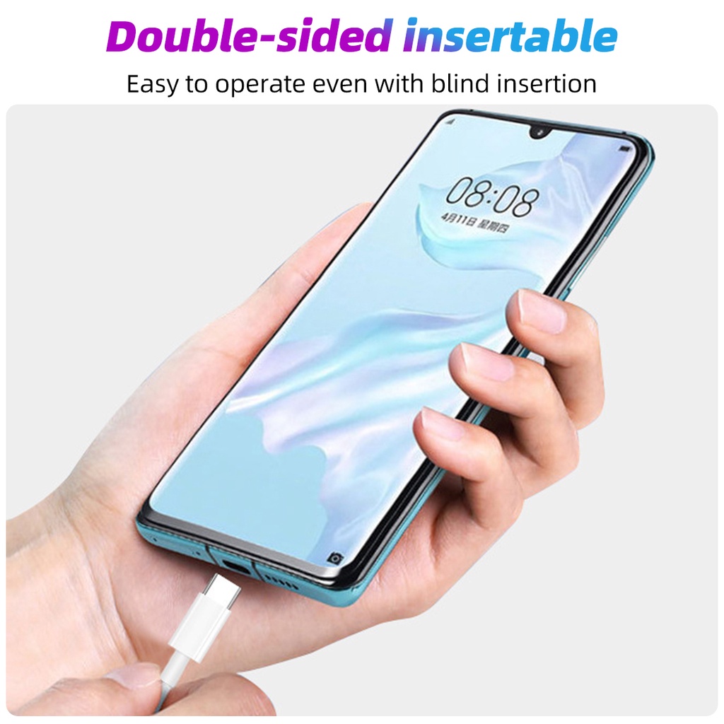 Ảnh Dây Cáp Sạc FONKEN Dữ Liệu Loại C Dài 25cm Dành Cho iPh OPPO Xiaomi 4
