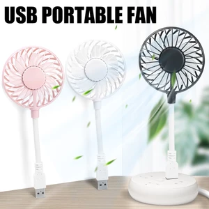 Quạt Làm Mát Để Bàn Mini Cắm USB Yên Tĩnh Đa Góc Cho Sạc Dự Phòng / Máy Tính Bảng / Laptop