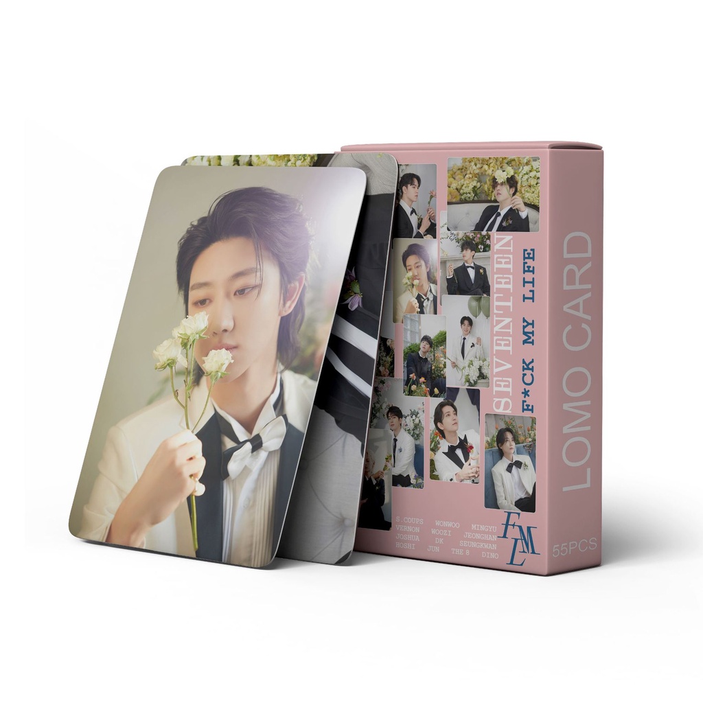 Hộp 55 Ảnh Lomo Card Nhóm Nhạc Seventeen F * CK MY LIFE
