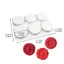 Cc 6Cells Khuôn Socola Silicon DIY Fondant Khuôn Hình Hoa Chất Liệu Silicon Khuôn Nướng Bánh DIY Trang Trí Bánh T