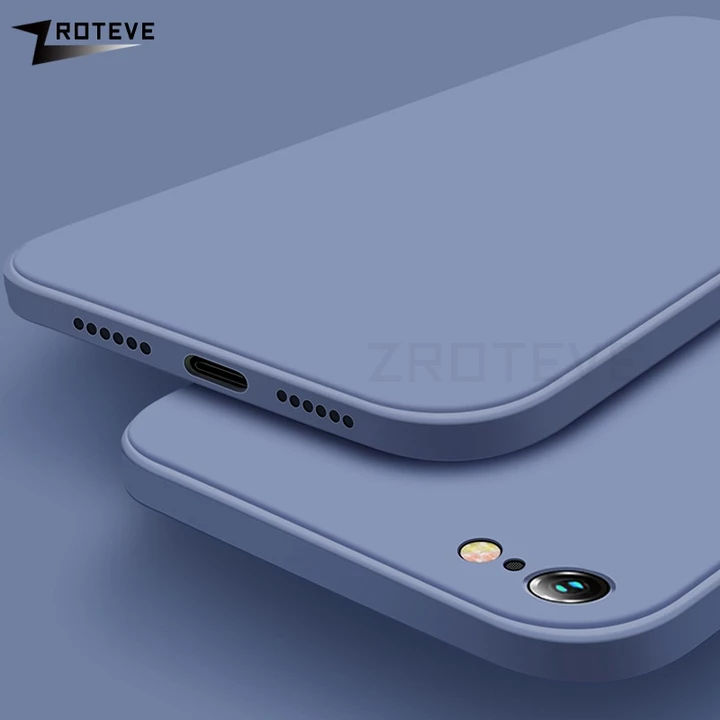 SE 2022 Ốp Lưng ZroteveSquare Silicon Lỏng Mềm Cho Apple iPhone SE 2020 2 3 SE2 SE3 7 8 Plus X XR XS Max iPhone7 iPhone8 iPhoneSE iPhonex Ốp Điện Thoại Chống Sốc