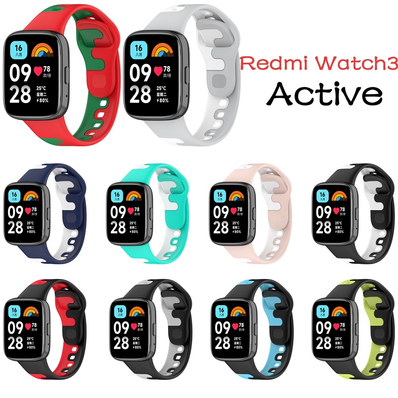 redmi watch 3 active Dây Đeo silicone Thoáng Khí Cho Đồng Hồ Thông Minh Xiaomi Redmi Watch3 Active