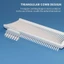 FAVORITEGOODS Lược chải tóc phai màu, Lược cắt tóc ABS hai mặt, Phụ kiện cắt tóc tạo kiểu chống tĩnh điện Răng rộng nam Lược cắt Salon