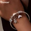 Hạt charm BAMOER hình sứa biển bằng bạc 925