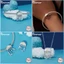 Hạt charm BAMOER hình sứa biển bằng bạc 925