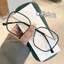 【COD 】kính cận có độ - 1.00 ~ - 3.50 Kính Cận Gọng Trong Suốt Chống Ánh Sáng Xanh Phong Cách Hàn Quốc Thời Trang kính 521