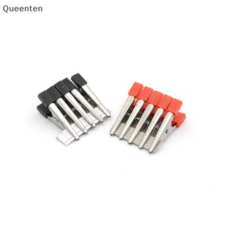 Set 10 Đầu Kẹp Cá Sấu 32mm Màu Đỏ + Đen