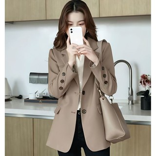 Áo Khoác Dáng Rộng Phong Cách Hàn Quốc Thời Trang Xuân Thu 2022 Mới Cho Nữ