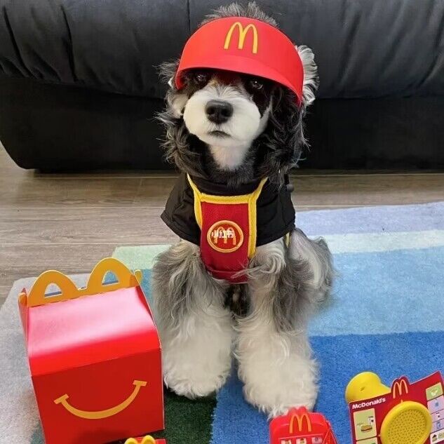 SQ McDonalds Đồ Chơi Gia Đình Happy Paradise Gói Mũ Trẻ Em Quà Tặng Xung Quanh Mũ Chống Nắng Thoáng Khí Kem Chống Nắng