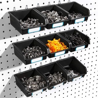 [Giao hàng từ Việt Nam] Thùng Pegboard LEAFYHOME, Móc Pegboard PP, Giá đỡ