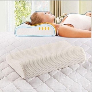 Gối cao su non cao cấp chống ngáy, gối memory foam chống đau mỏi vai gáy giúp ngủ ngon