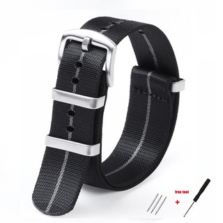 Dây Đeo Bằng Nylon Chất Lượng Cao Cho Đồng Hồ Quân Đội Tissot 300 20 / 22mm