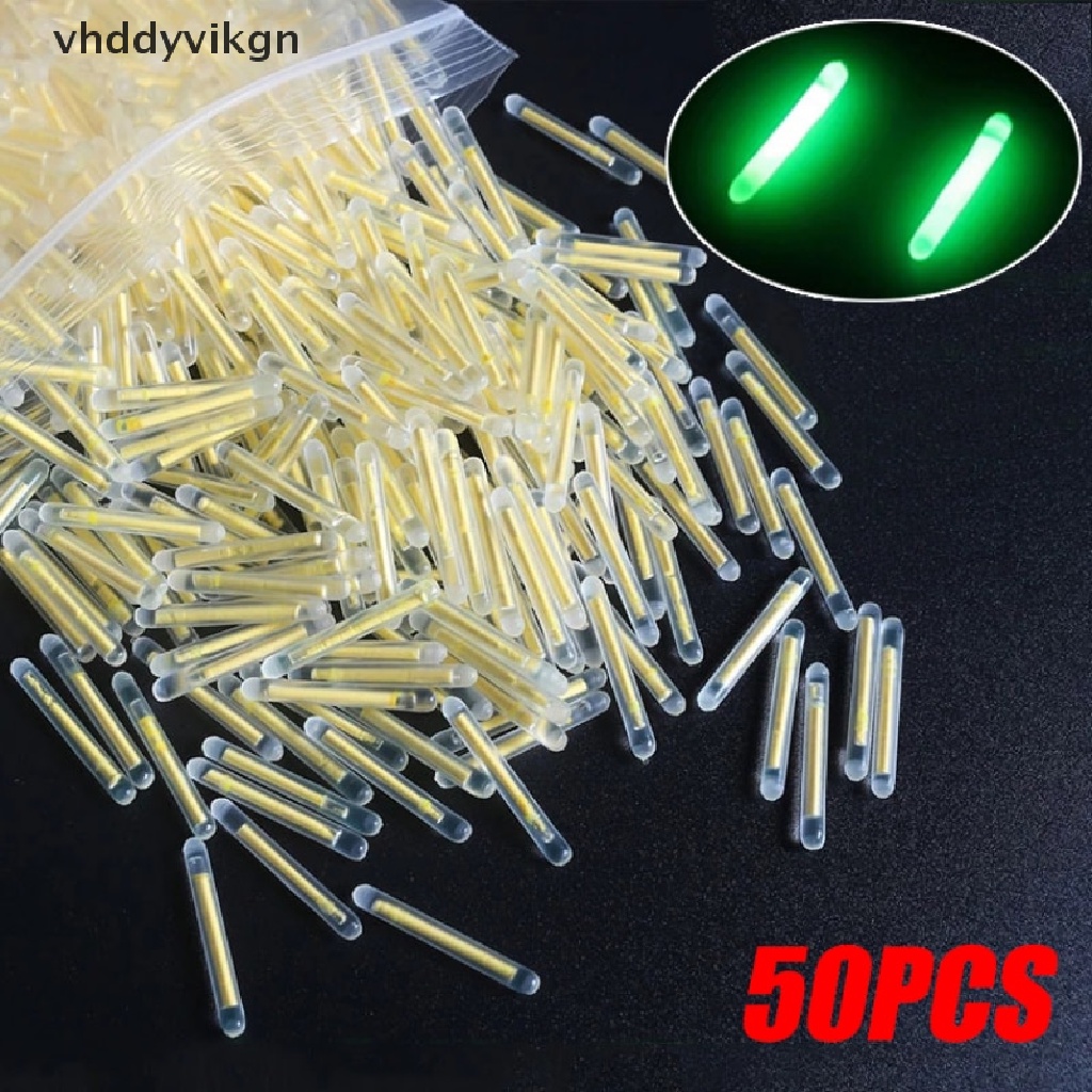 Bộ 50 Phao Câu Cá Phát Sáng Trong Đêm 2.2-4.5mm
