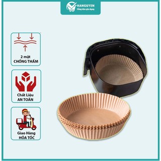 Set 50 giấy nến lót nồi chiên không dầu cực tiện không gây hỏng dễ dàng về sinh nồi