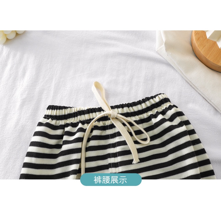 Mùa Hè Phong Cách Mới Trẻ Em Phiên Bản Hàn Quốc Quần Thể Thao Quần Muỗi Bé Trai Bé Gái Thường Ngày Ngoài Trời Mặc Quần Mắt Cá Chân Quần Trẻ Em CFJU