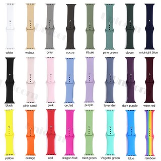 Dây Silicone Thay Thế Cho ĐồNg Hồ apple iWatch 44mm 45mm 40mm 42mm 38mm 41 8 6 5 3 SE 7