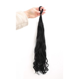 Tóc Giả Cột Chun Đuôi Ngựa Xoăn Gợn Sóng Phong Cách Hàn Quốc HaminStrore