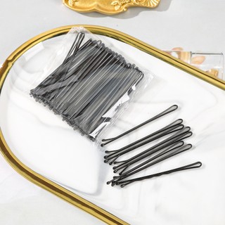 Cặp Tóc Kim, Kẹp Kim, Kẹp Tăm Set 50 / 100 Kẹp Tóc Màu Đen Đơn Giản