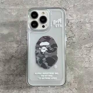 BAPE Ốp ĐiệN ThoạI ChốNg SốC Cho iphone 14 11 13 12 X XS Pro Max xr Mini xr Samsung Galaxy S23 S22 ultra plus