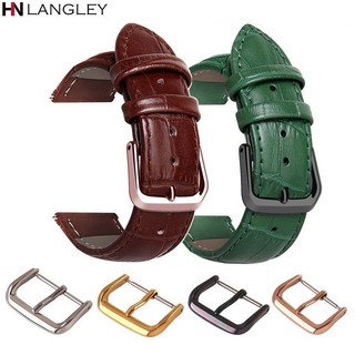 Dây Đeo Đồng Hồ Bằng Da Thật 12-24mm 12 / 14 / 16 / 18 / 20 / 22 / 24mm Cho Nam