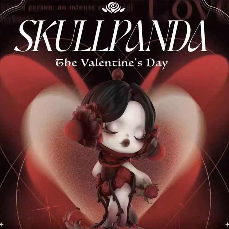 Đồ trang trí Nhân Vật POP MART SKULLPANDA Valentine 'S Day Xinh