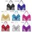Áo ngực dây DARON, Sequins Polyester Belly Dance Top, Trang phục biểu diễn Tua Rua Bé gái Khiêu vũ Crop Tops Club