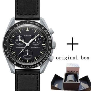 Đồng Hồ Chronograph Nam Mặt Trăng Vỏ Nhựa Mới, Hộp Chính Hãng, Khám Phá Hành Tinh