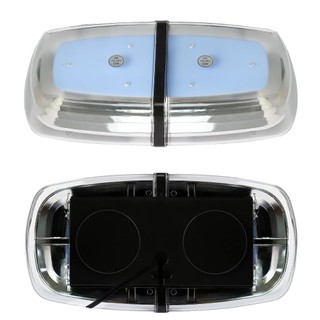 Đèn Led 12V 24V 72SMD Ánh Sáng Vàng Hổ Phách Gắn Nóc Xe Hơi / Xe Cứu Hộ Khẩn Cấp