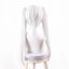 Tóc giả bạc trắng đôi đuôi ngựa, phù hợp cho trang phục Halloween và cosplay anime.