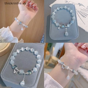 Vòng Tay Chuỗi Hạt Đá Opal Nhân Tạo Co Giãn Thời Trang Dành Cho Nữ