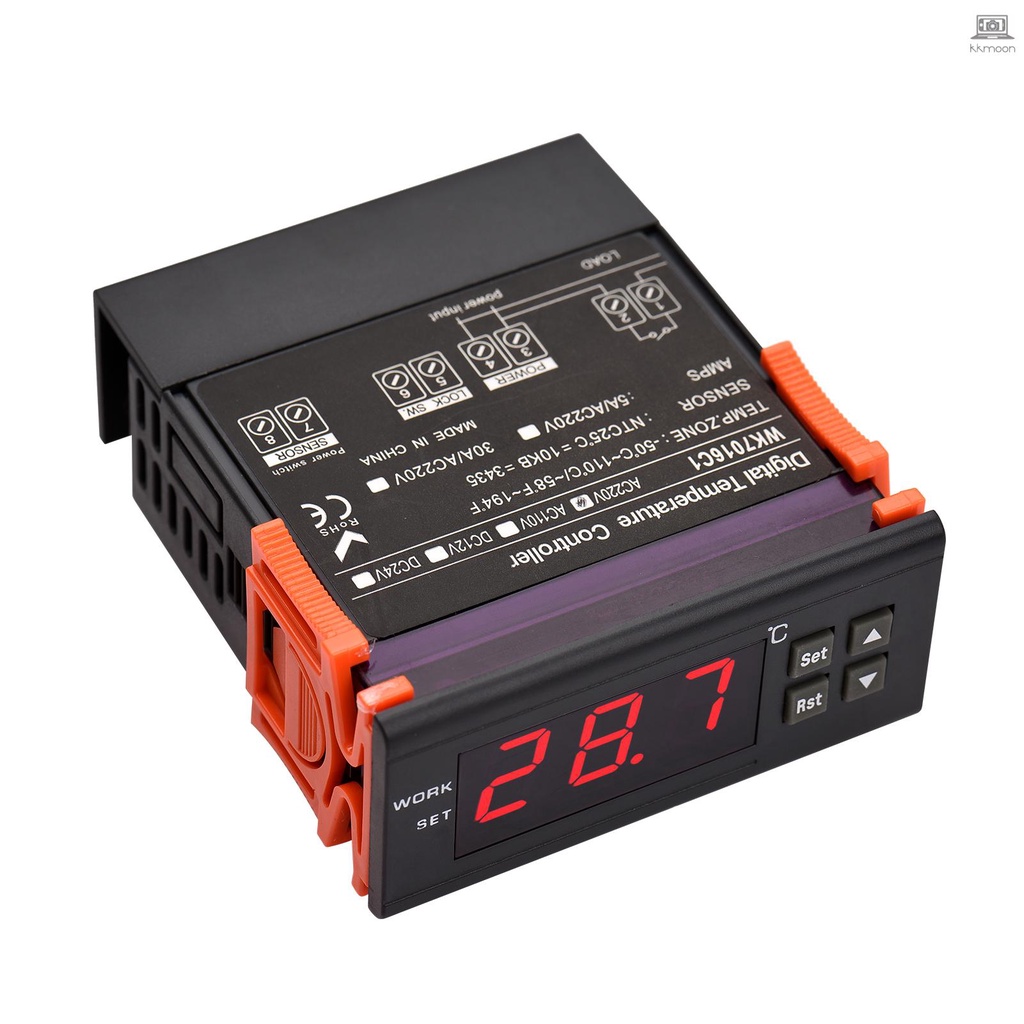 5A Digital Temperature Controller WK7016C1 Intelligent Temperature