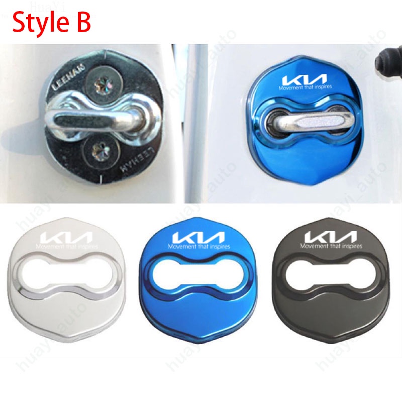 Set 4 Ốp Bảo Vệ Khóa Cửa Xe Hơi Kia Kn Seltos Kx3 Bongo Sonet K3 Sorento Soluto Picanto Sedona Sportens Rio