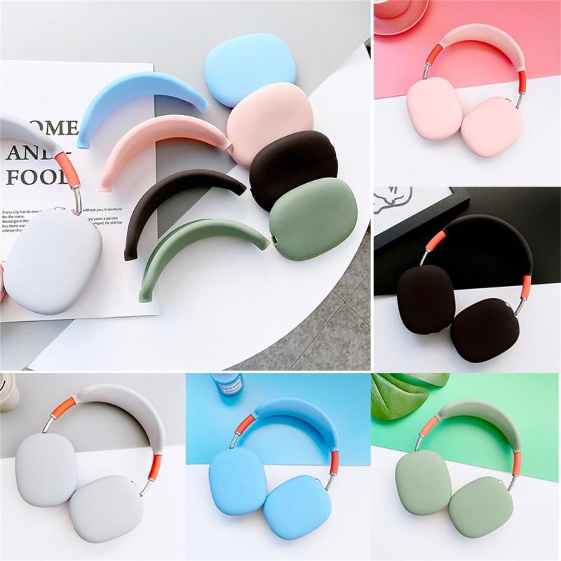 Ảnh Vỏ bọc bảo vệ tai nghe Air-pods Max bằng silicon chống sốc / trầy xước HDOORLINK 2