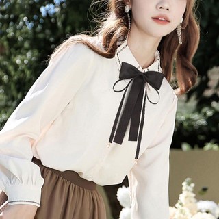 Nơ Cài Cổ Áo Đồng Phục Nữ Sinh Màu Đen