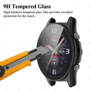 Ốp Bảo Vệ Màn Hình Bằng PC Cứng Chống Trầy Kèm Kính Cường Lực Cho Huawei Honor Watch GS3 GS 3