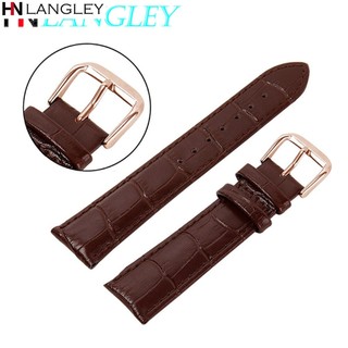 Dây Đeo Đồng Hồ Bằng Da Thật 12-24mm 12 / 14 / 16 / 18 / 20 / 22 / 24mm Cho Nam