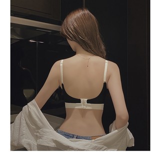 Áo Ngực Thể Thao Mềm Không Đường May Cài Khóa Sau Lưng Thời Trang Cho Nữ