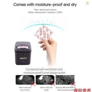 Thiết Bị Cho Cá Ăn Tự Động Điều Khiển Từ Xa Thông Minh 24 Ngôn Ngữ iLONDA Kết Nối WiFi USB