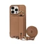 Dành Cho iPhone 15 14 13 12 Pro Max Ốp Lưng ELVEV Đeo Dây Đeo Thẻ Ví Dây Đeo Tay Bao Da