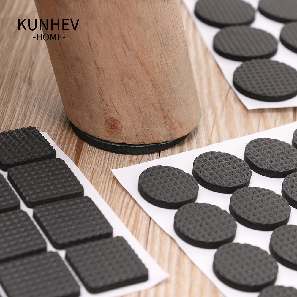 KUNHEV 2/ 6/ 15/ 24 Đệm chân bàn ghế KUNHEV tự dính dày dặn chống ồn
