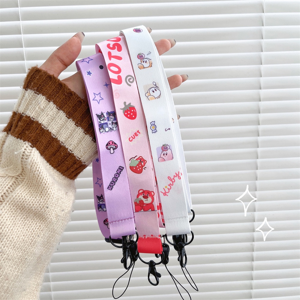 Dây Đeo Cổ Gắn Điện Thoại Họa Tiết Shin-Chan Snoopy Dễ Thương Có Thể Điều Chỉnh