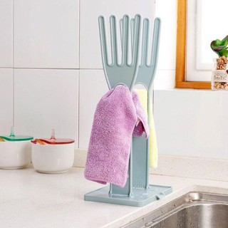 Giá đỡ máy sấy, giá treo găng tay nhựa xanh/hồng, giá phơi tái sử dụng đa chức năng, móc treo nhà bếp