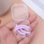 Hộp 4 Miếng Đệm / Kẹp Bấm Mi Bằng Silicon Đàn Hồi Cao / Kẹp Lông Mi Màu Trắng / Đen / Hồng / Tím