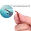 Bộ 100 Mồi Câu Cá Silicone Hình Sâu Mềm Có Mùi Thơm
