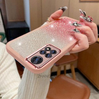 ốp lưng Redmi note 11 note 11s note 11 Pro Ốp Điện Thoại TPU Mềm Màu gradient Sáng Bóng Có film Dán Ống Kính Cho Redmi note 11 note 11s note 11 Pro